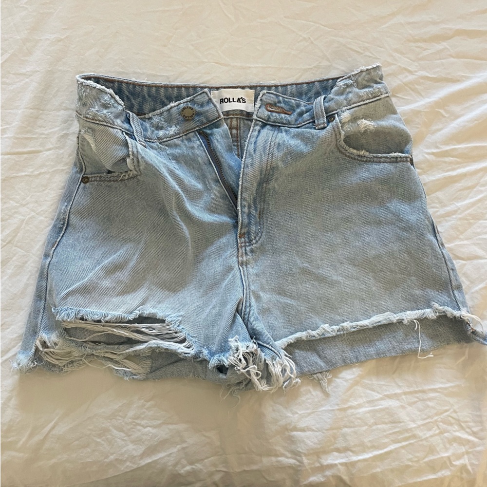 ROLLA'S Denim High-Waisted Shorts